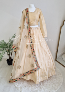 Nims Boutique Indira Gold skirt/lehnga sizes 6-20