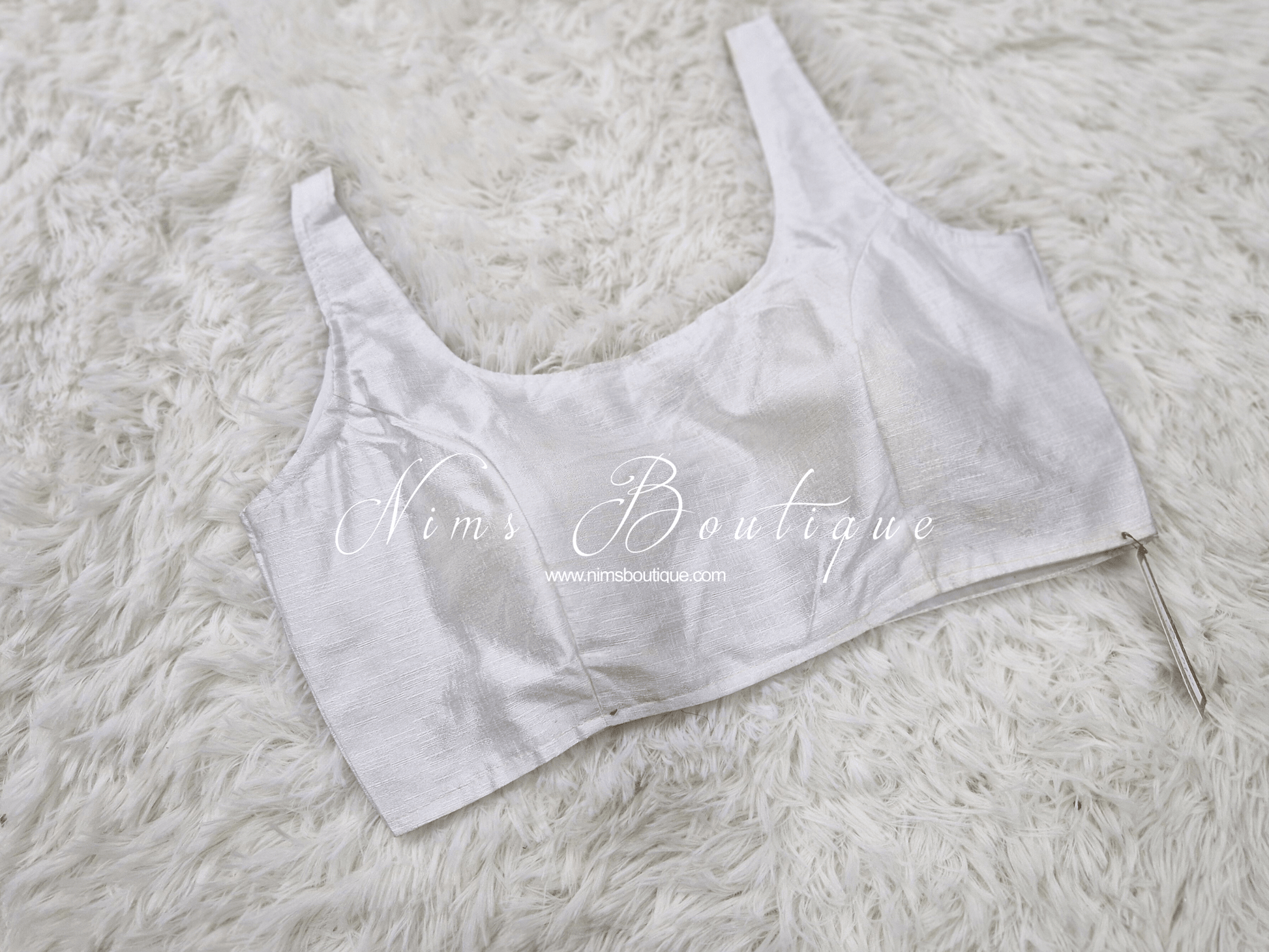 Nims Boutique The NB White Blouse 10-14