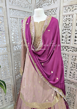 Luxury Mauve & Violet Lehnga Suit (Size 12-14)