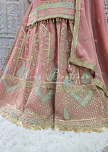 Luxury Dusky Pink Embroidered Sharara Suit (Size 12-14)