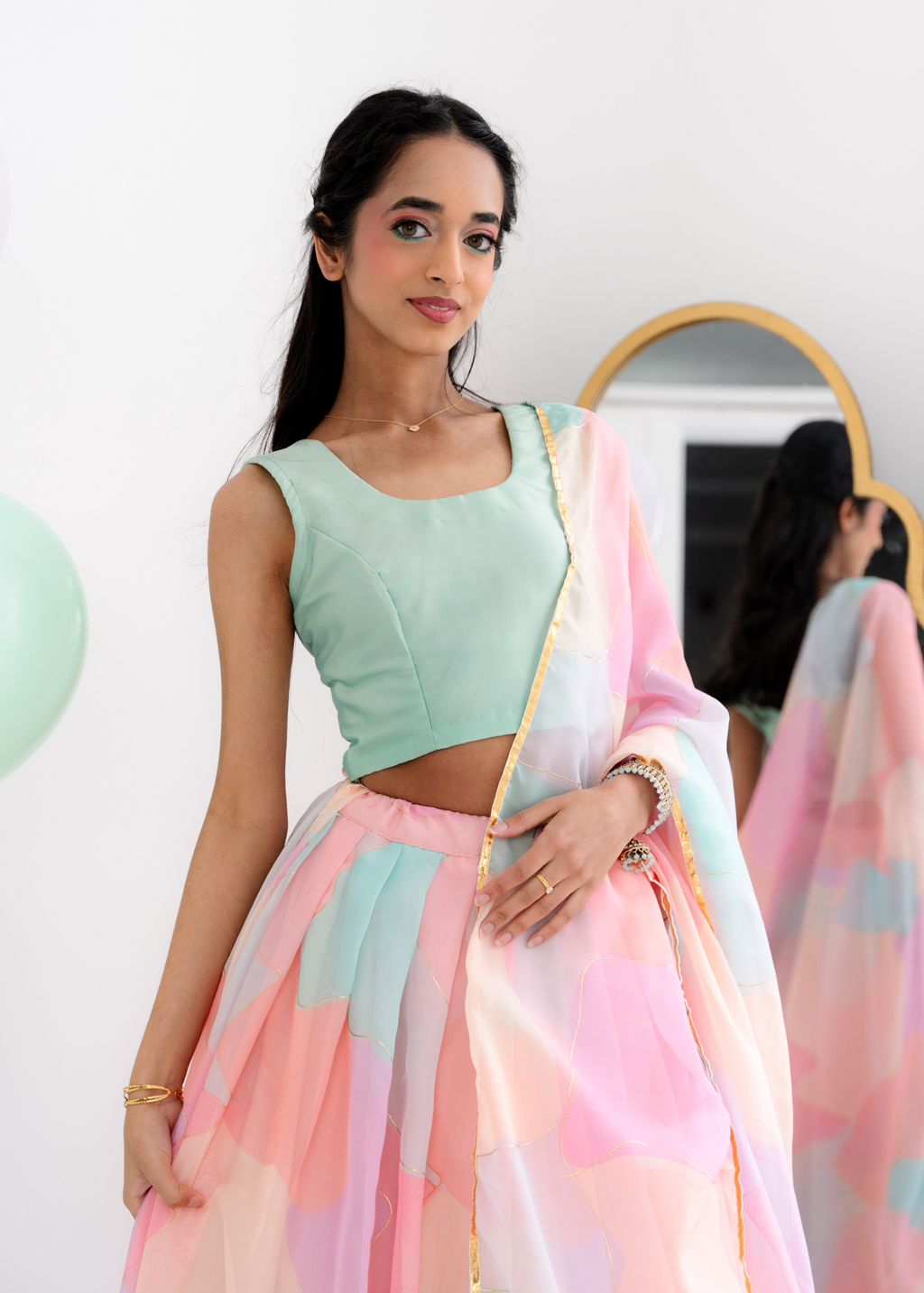 The NB Mint Silk Blouse (petite sizes 4-8)
