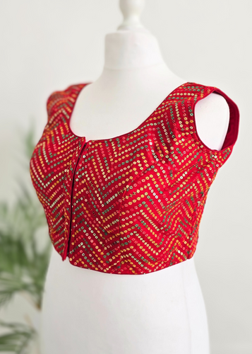 The NB Red Multicolour Blouse 16-18