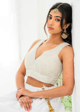 Isla NB Luxury White Bead Blouse (one size)