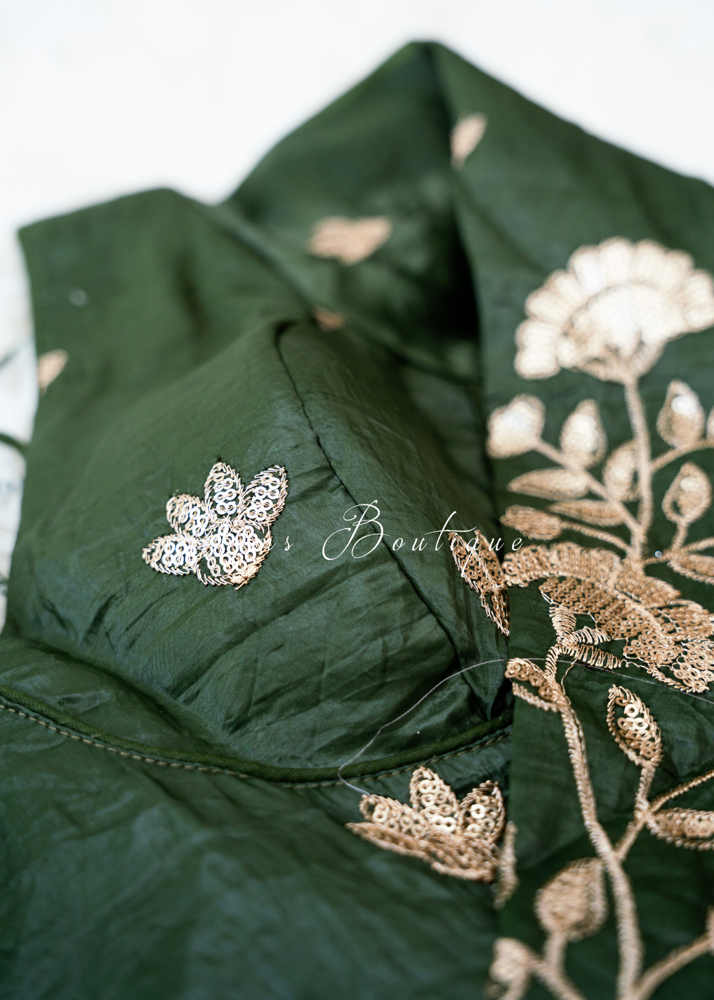 Freya NB Green Long Sleeve Blouse (one size)