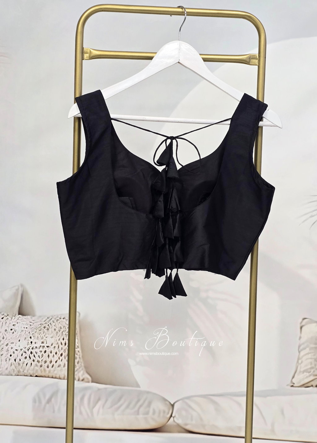 The NB Black Sweetheart Blouse (12-14)