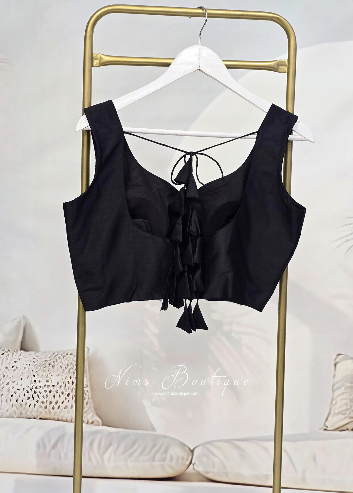 The NB Black Sweetheart Blouse (12-14)