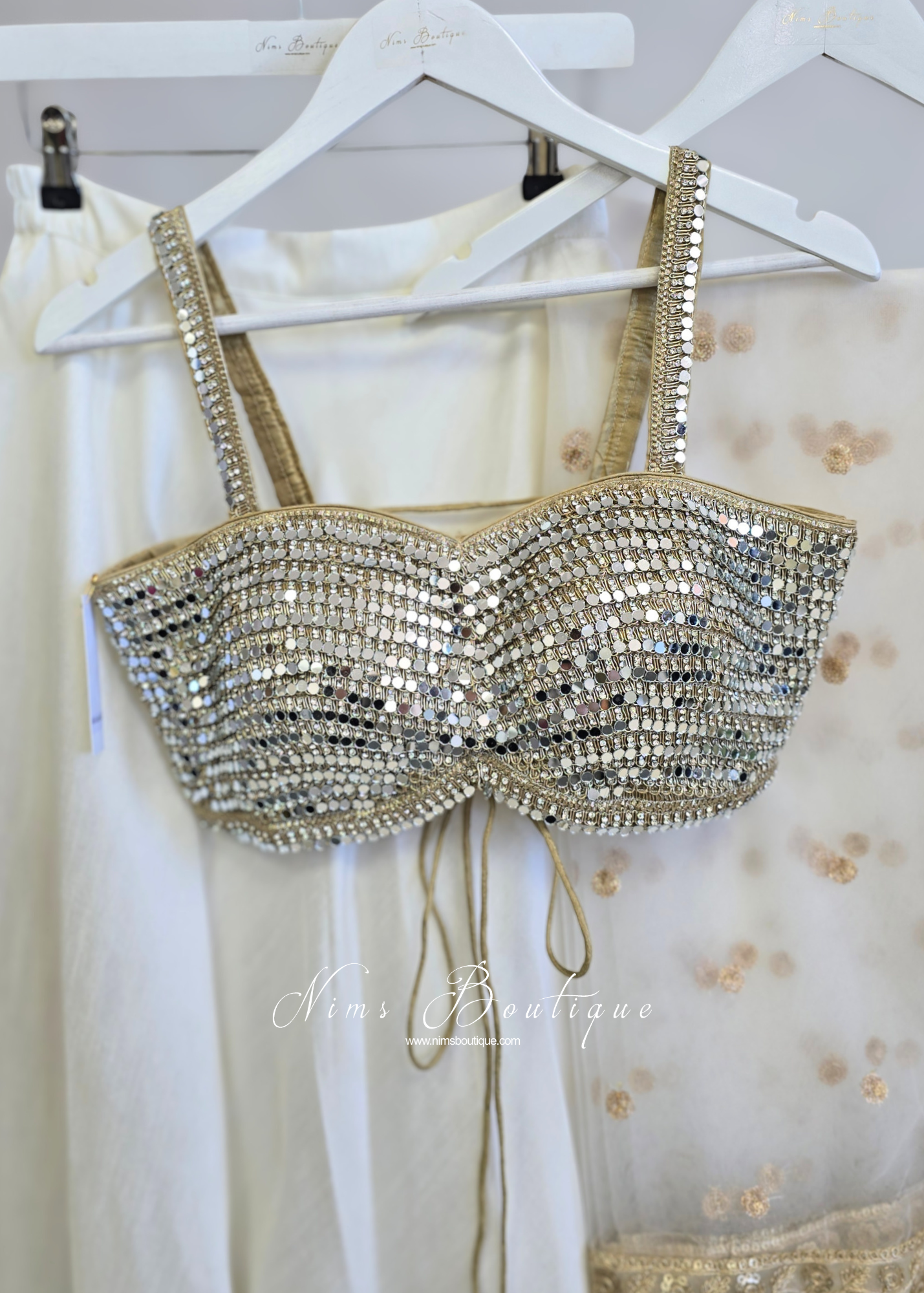 Mirabelle Luxury Mirror Blouse (one size)