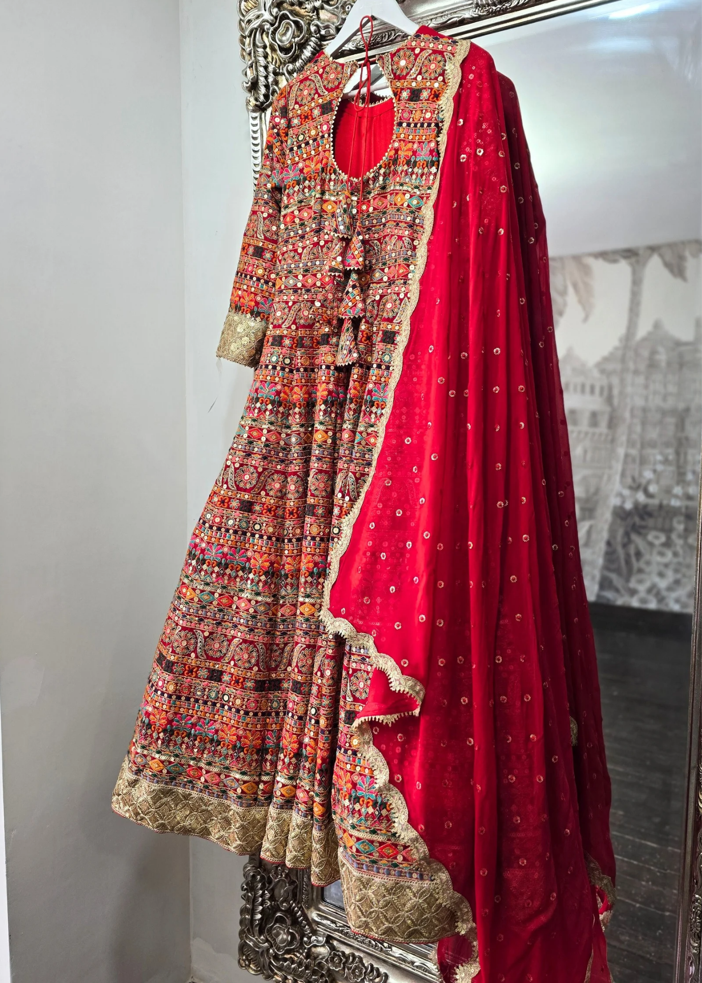 Avantika Luxury Embroidered Gown (sizes 8-10)