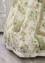Florella Ivory & Green Georgette readymade skirt/lehnga (sizes 10-22)