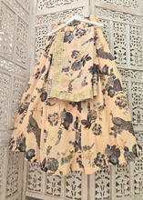 Limited Edition Cream readymade skirt/lehnga (10-12)
