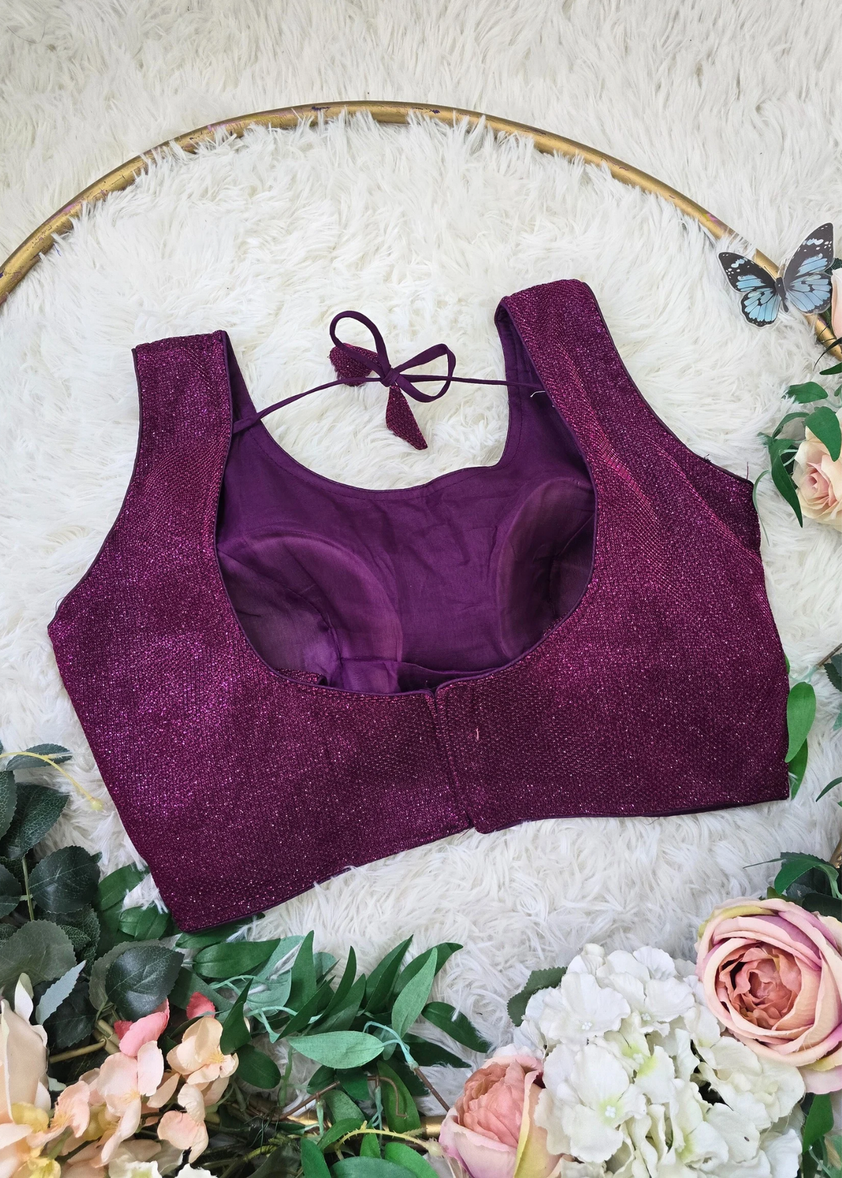 Violet Shimmer Blouse (16-18)