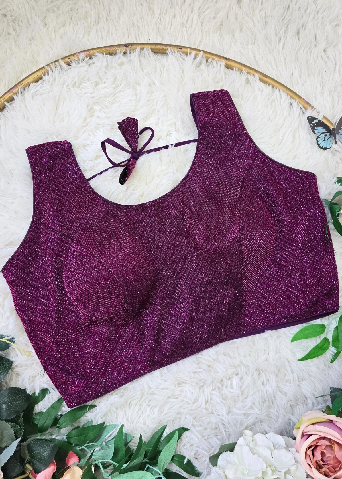 Violet Shimmer Blouse (16-18)