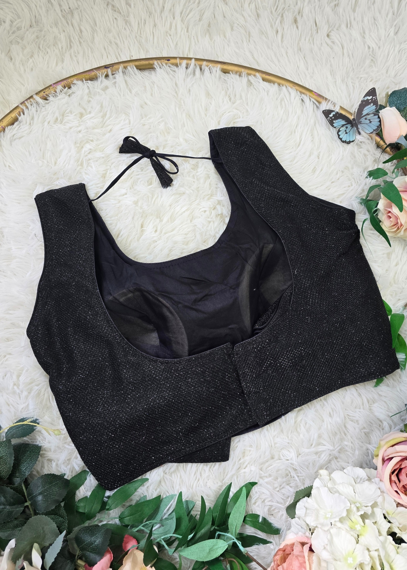 Black Shimmer Blouse (16-18)