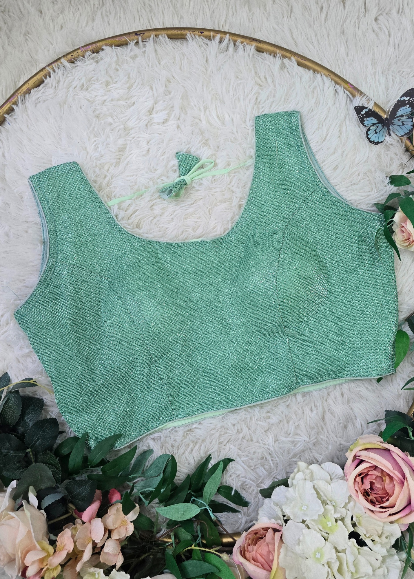 Mint Shimmer Blouse (16-18)