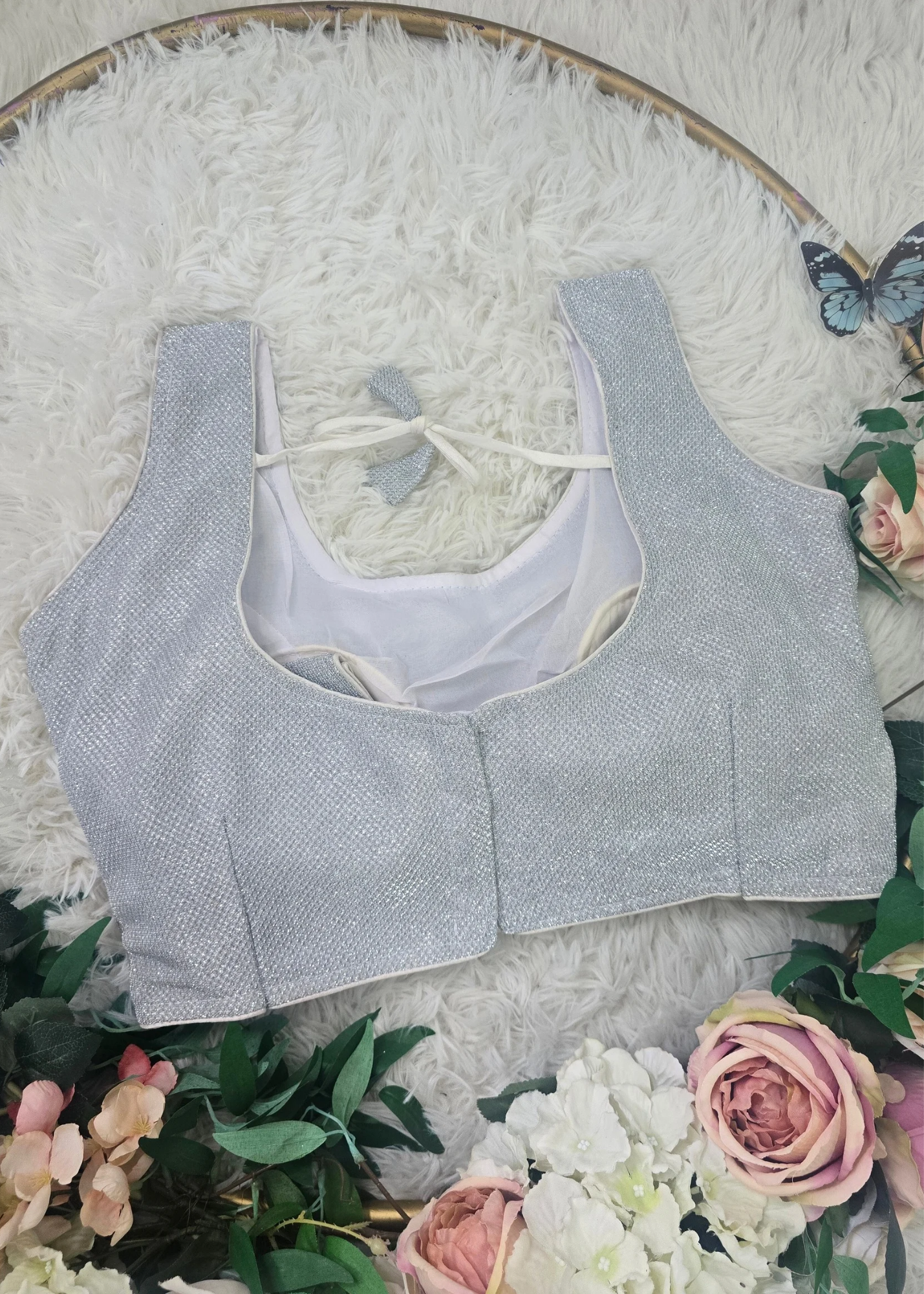 Silver Shimmer Blouse (16-18)