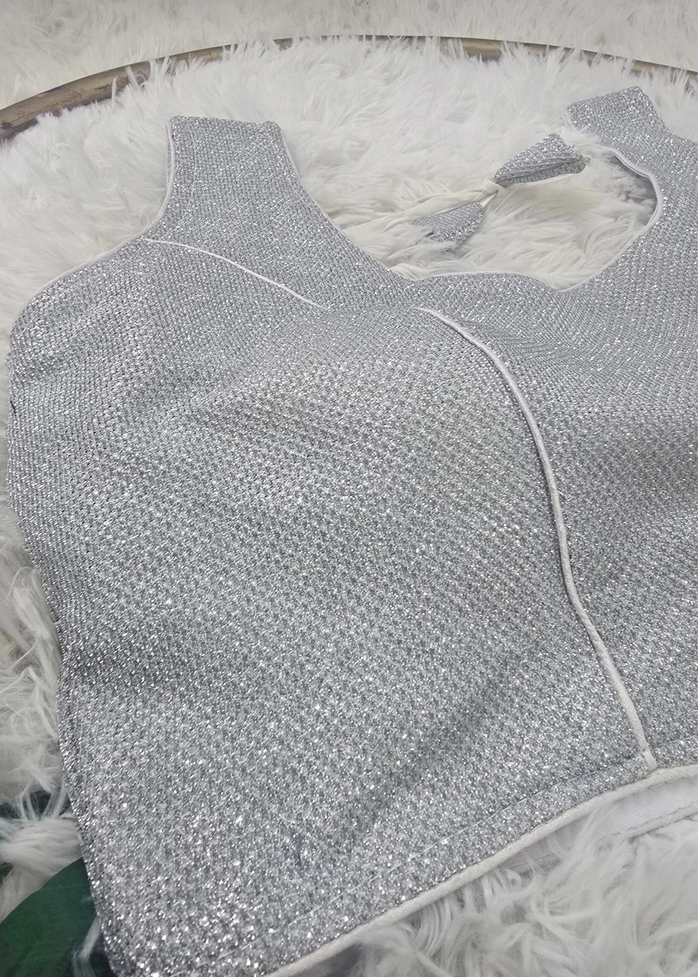 Silver Shimmer Blouse (16-18)