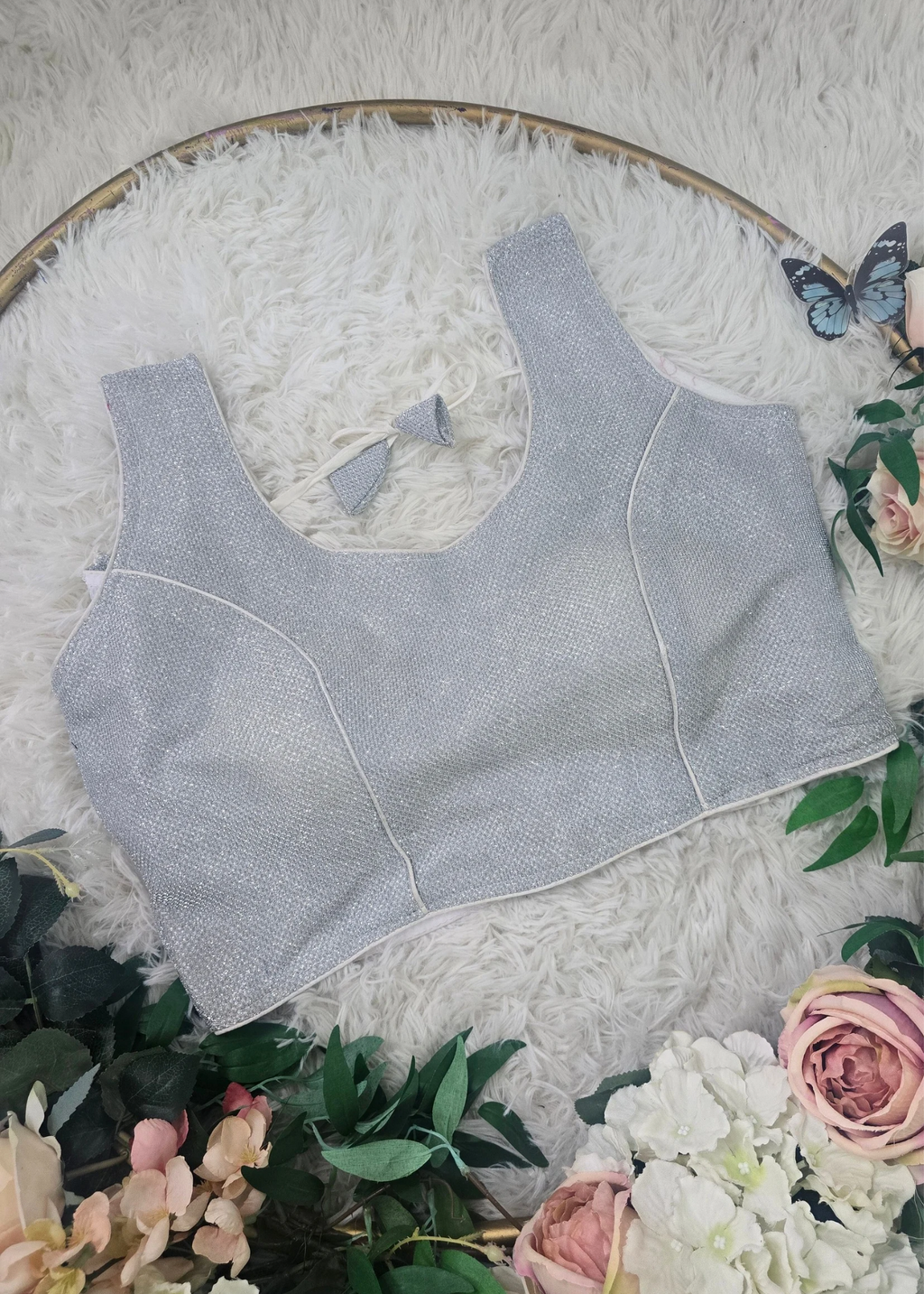 Silver Shimmer Blouse (16-18)