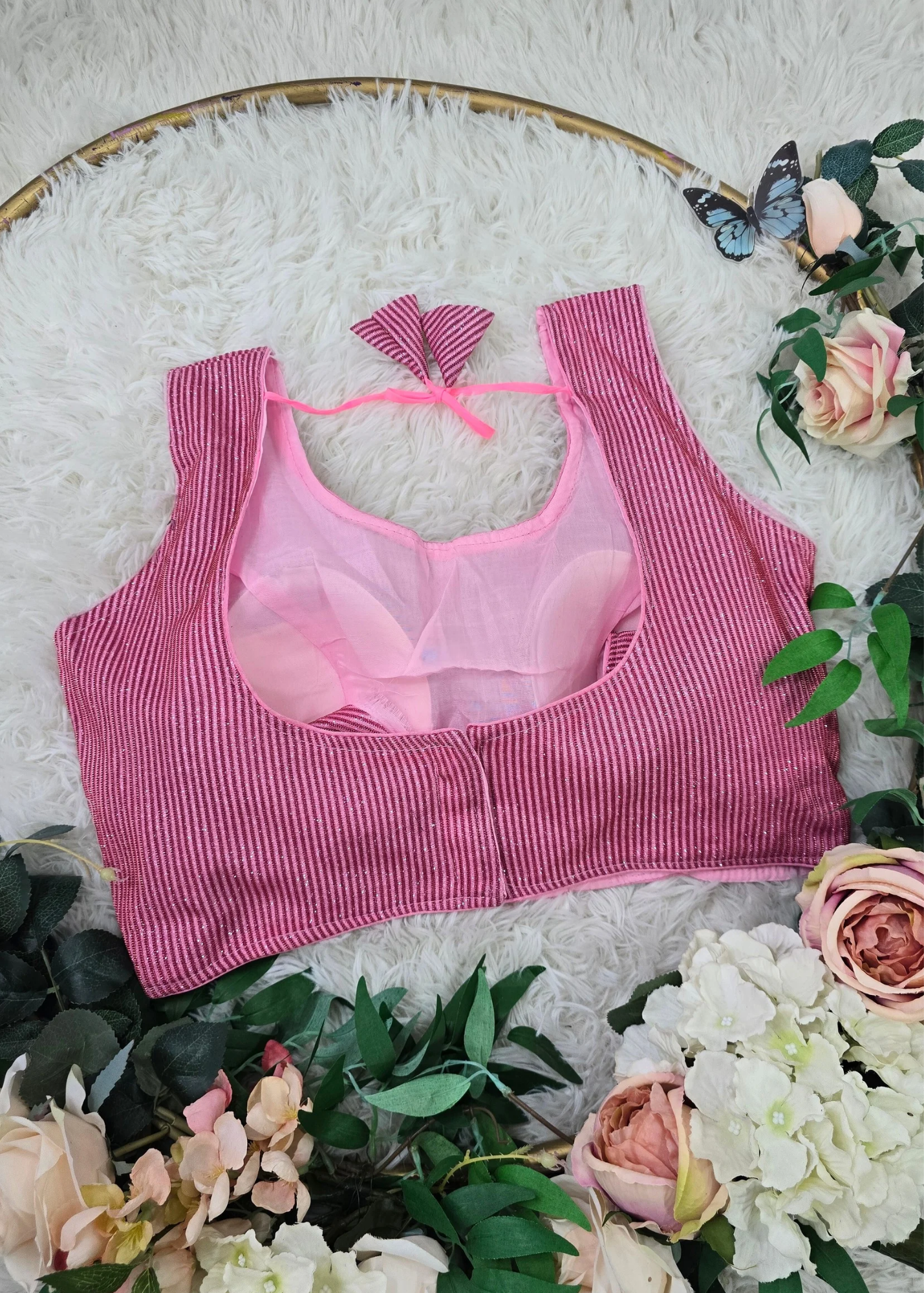 Baby Pink Shimmer Blouse (16-18)