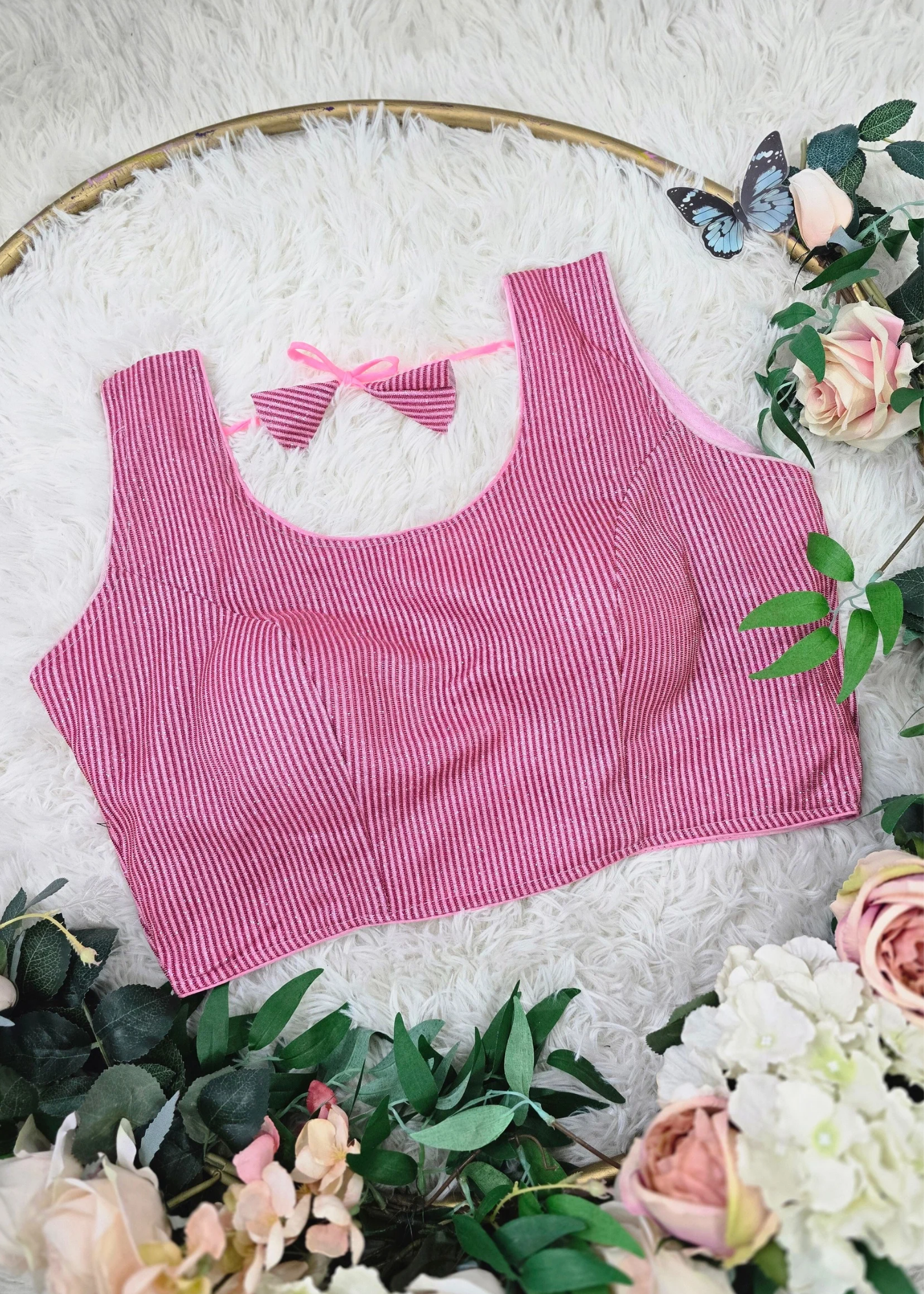 Baby Pink Shimmer Blouse (16-18)