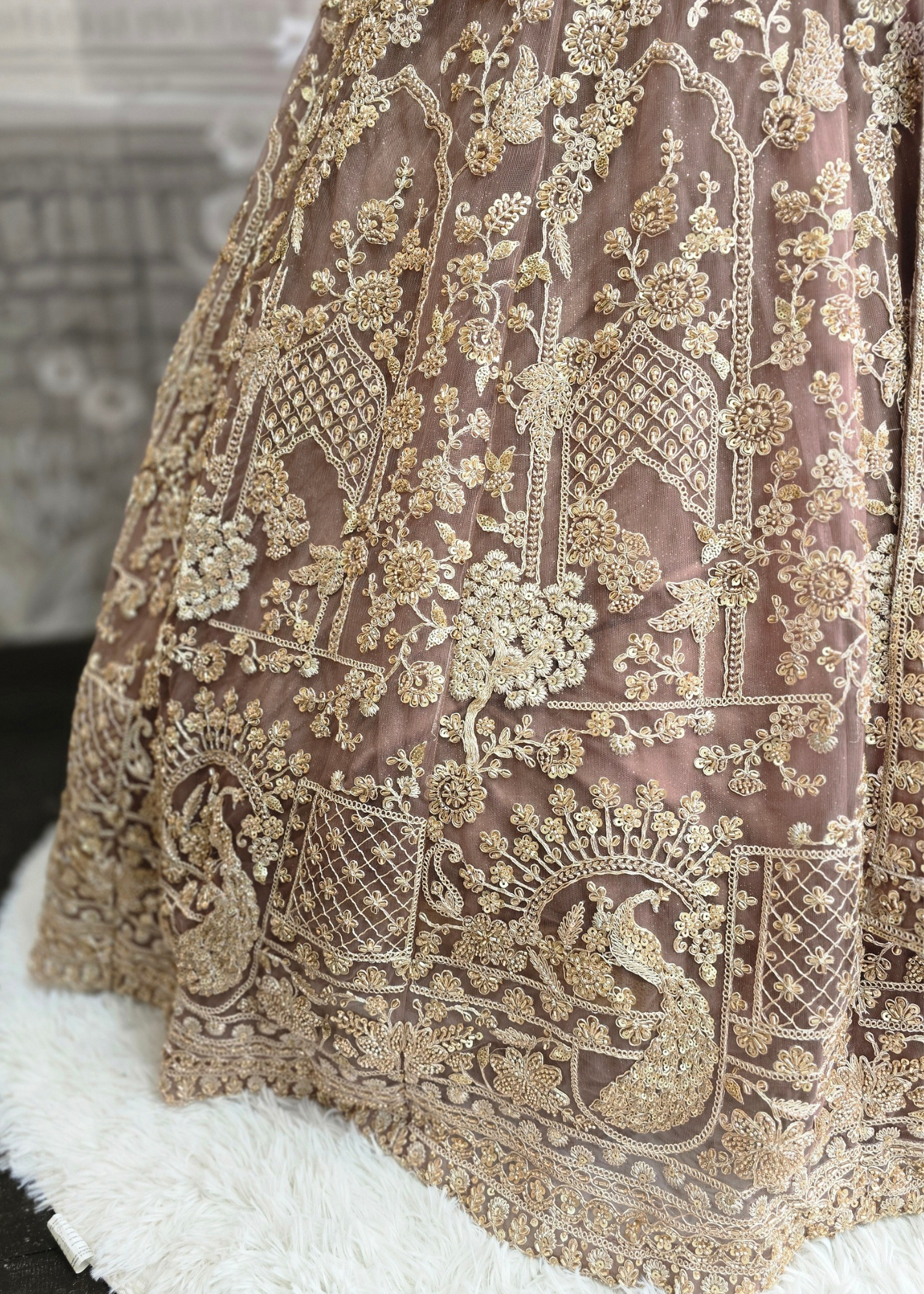 Luxury Dusky Mauve Lehenga (size 12)