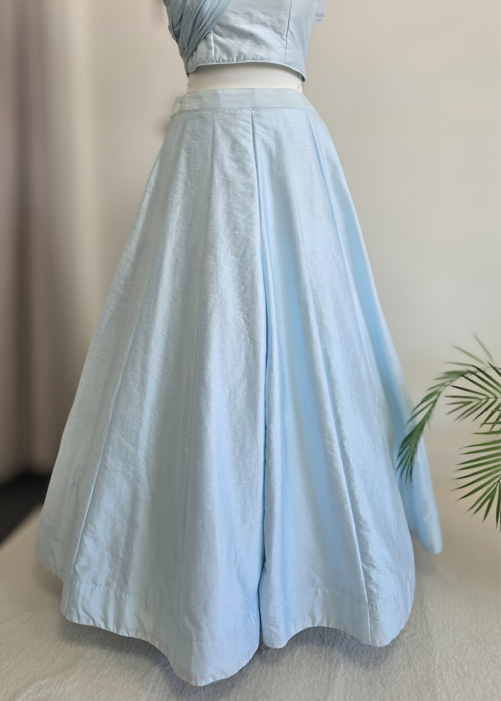 Arya Powder Blue Flared Trousers (sizes 4-14)