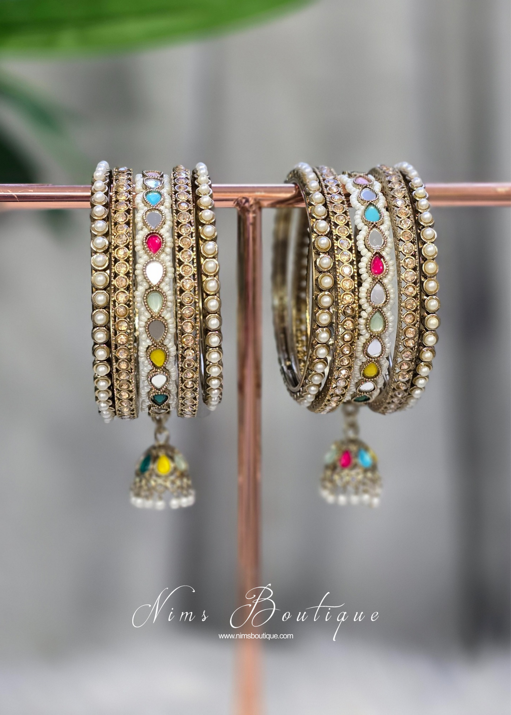 Isha Multicolour Luxury Set of Bangles