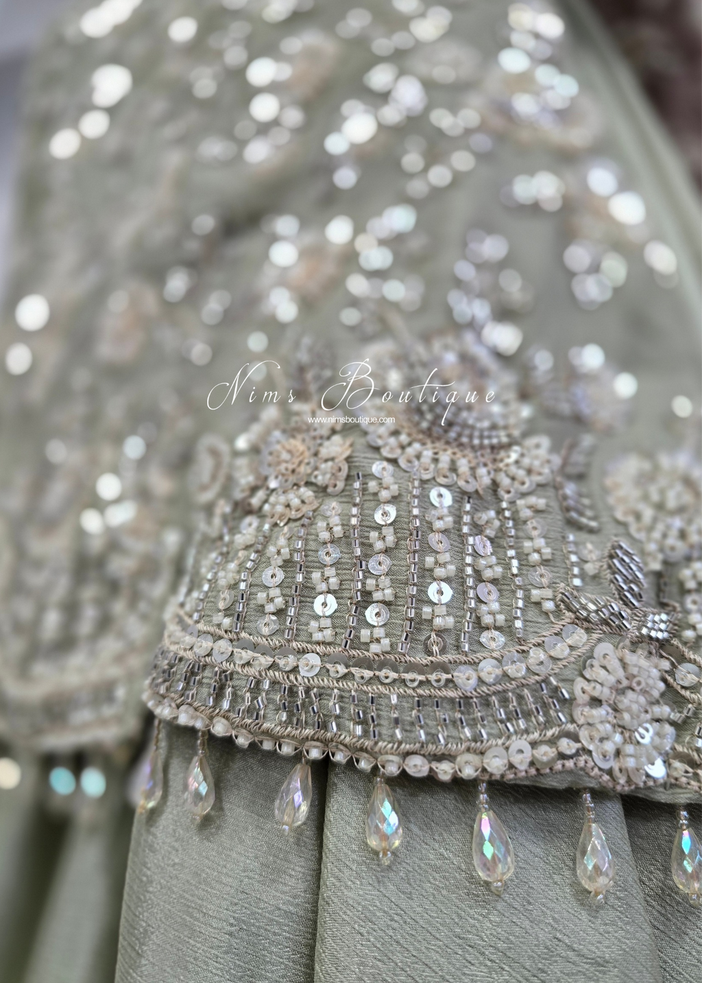 Luxury Short Embellished Sharara Suit (10-12)