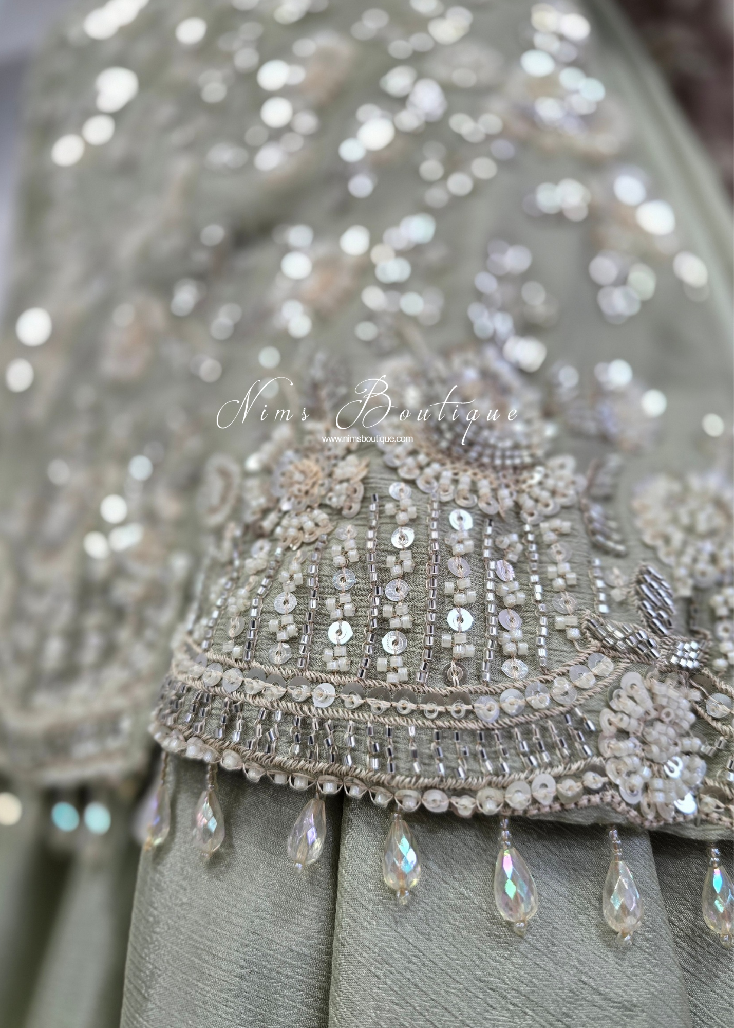 Luxury Short Embellished Sharara Suit (10-12)