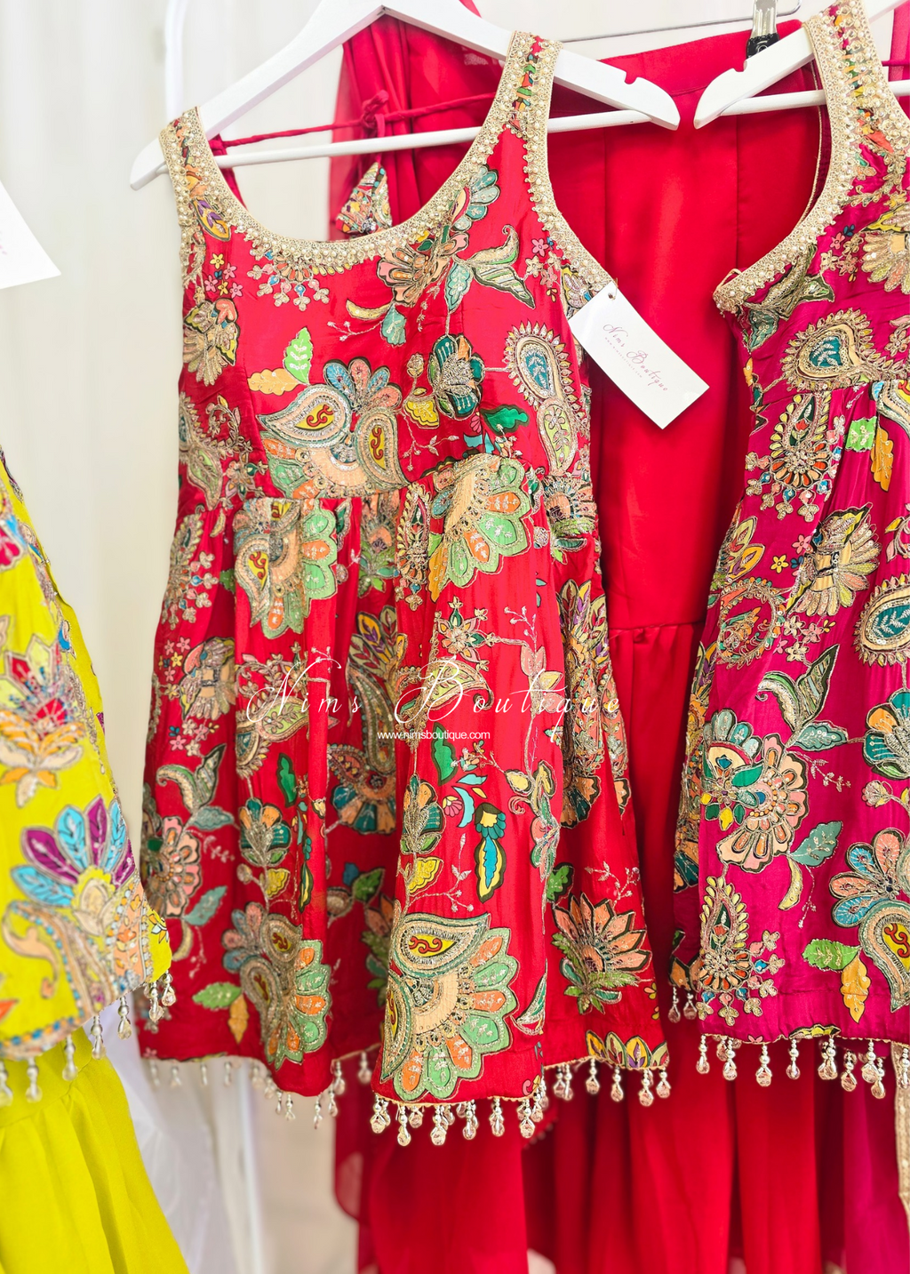 Frock Embellished Gharara Suit (size 10-12)