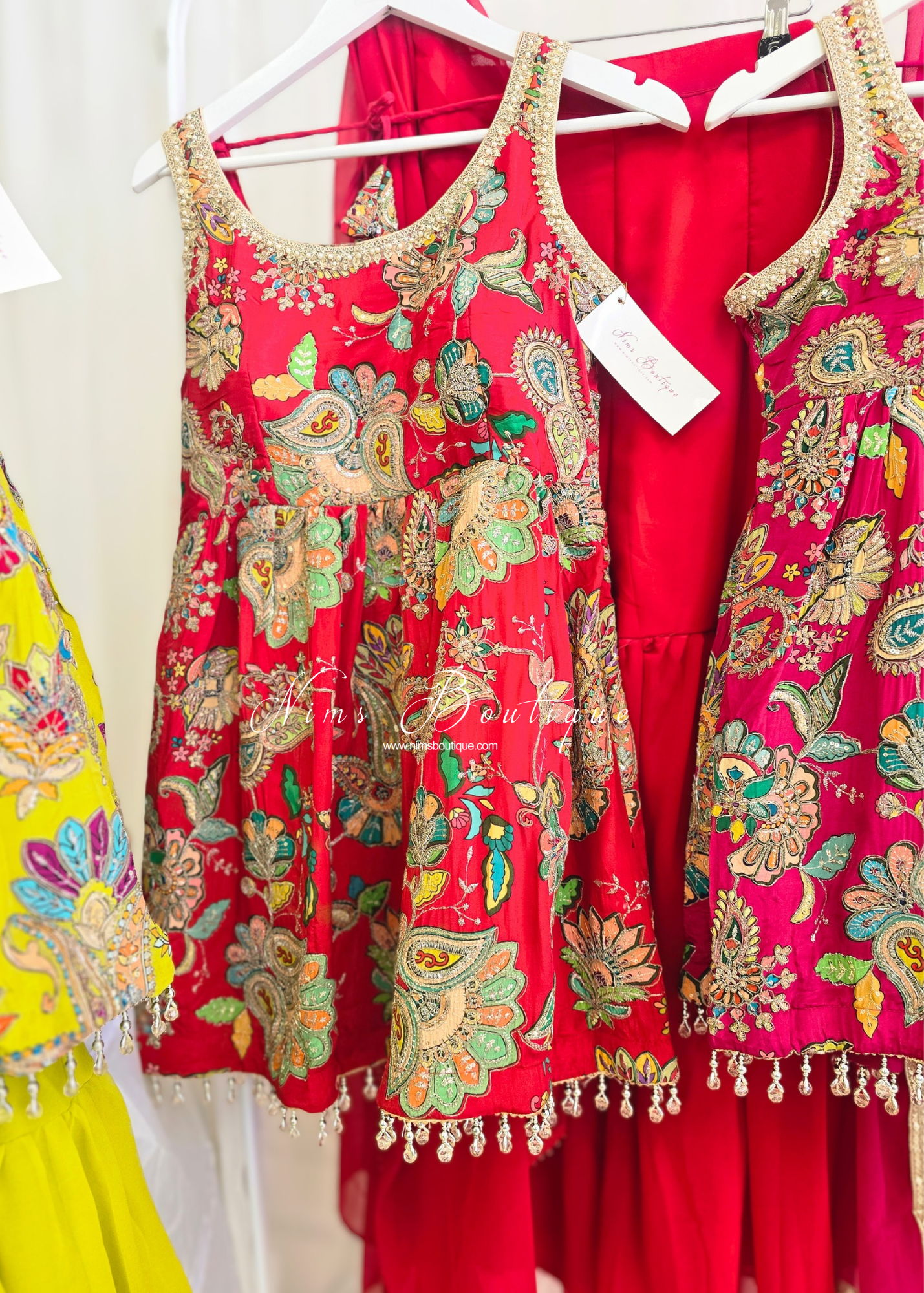 Frock Embellished Gharara Suit (size 10-12)