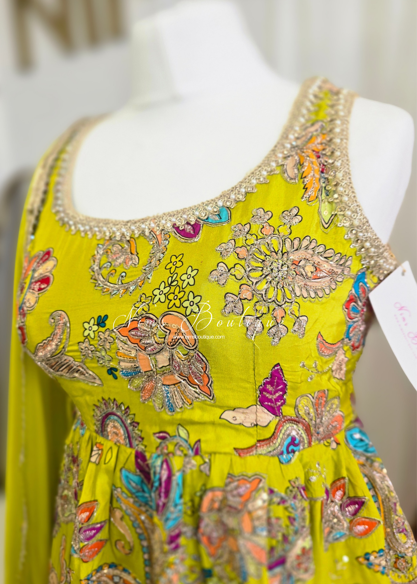 Frock Embellished Gharara Suit (size 10-12)