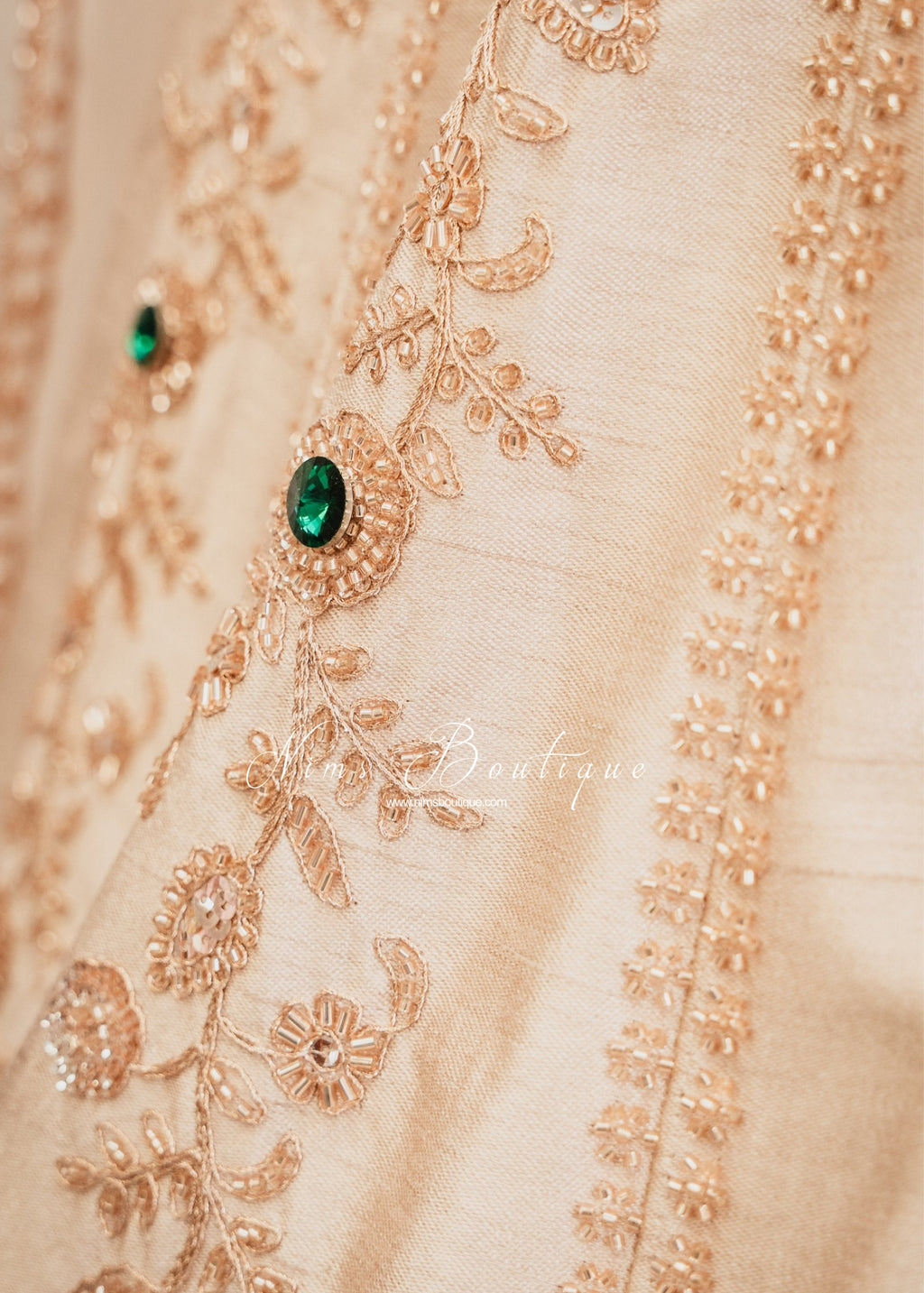 Luxury Gold Raw Silk Lehenga (size 12)