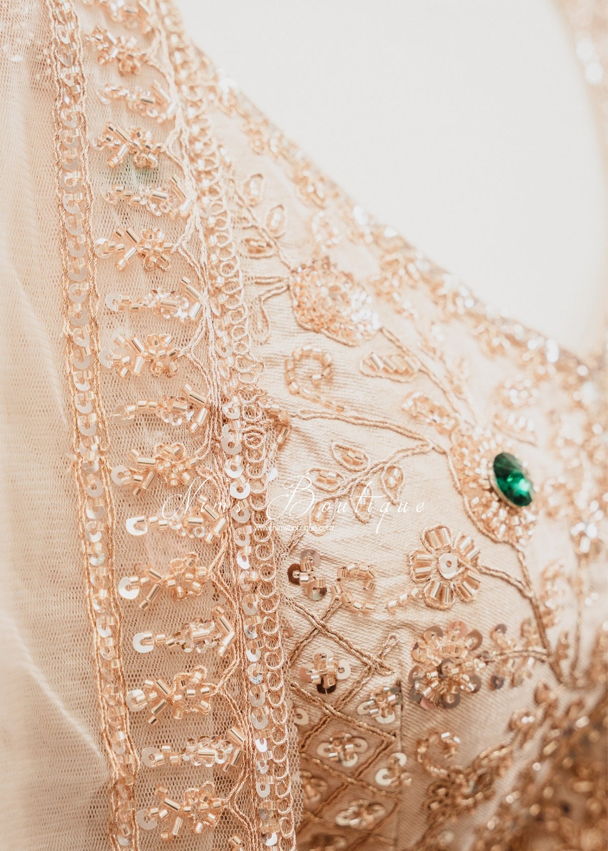 Luxury Gold Raw Silk Lehenga (size 12)