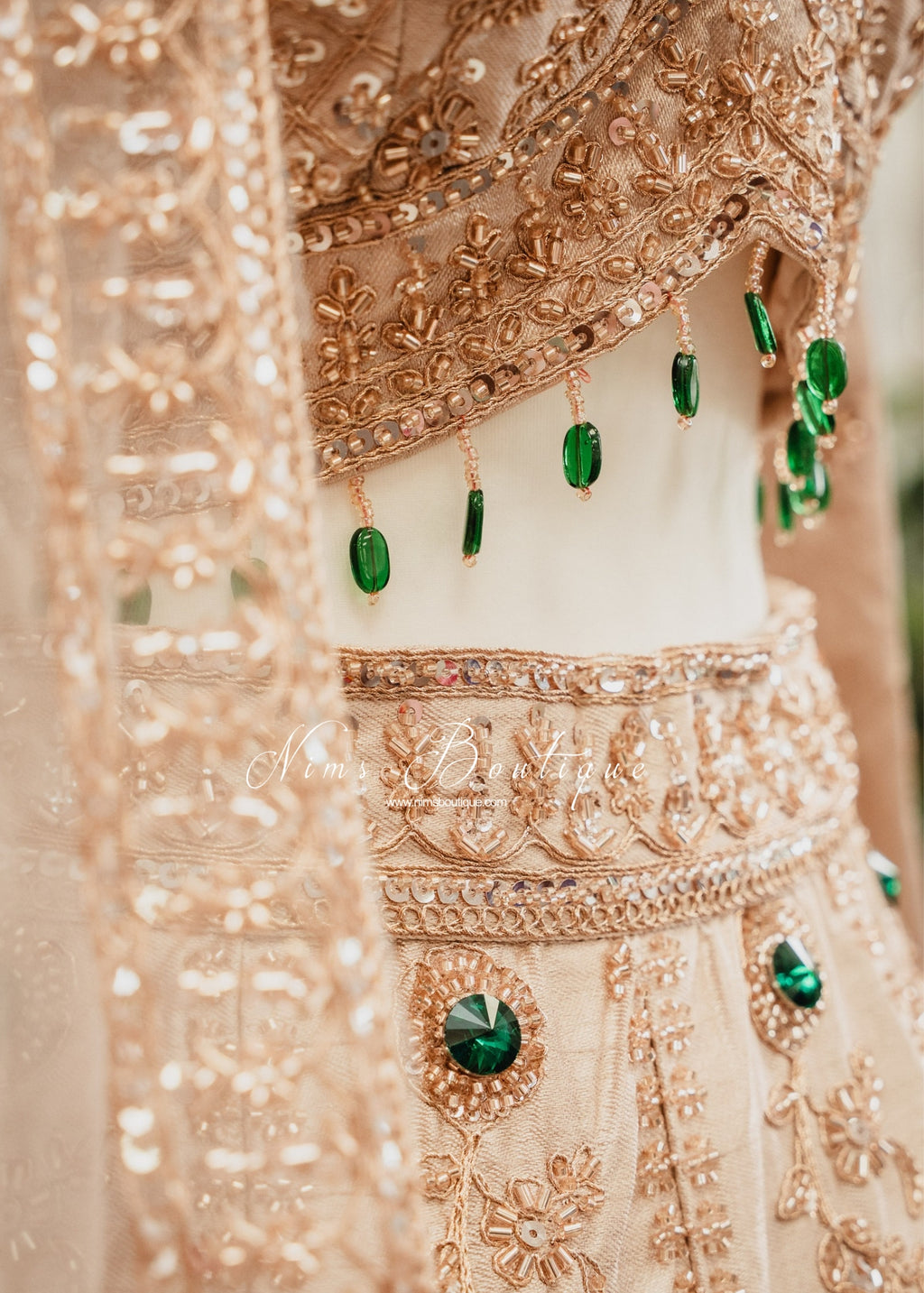 Luxury Gold Raw Silk Lehenga (size 12)