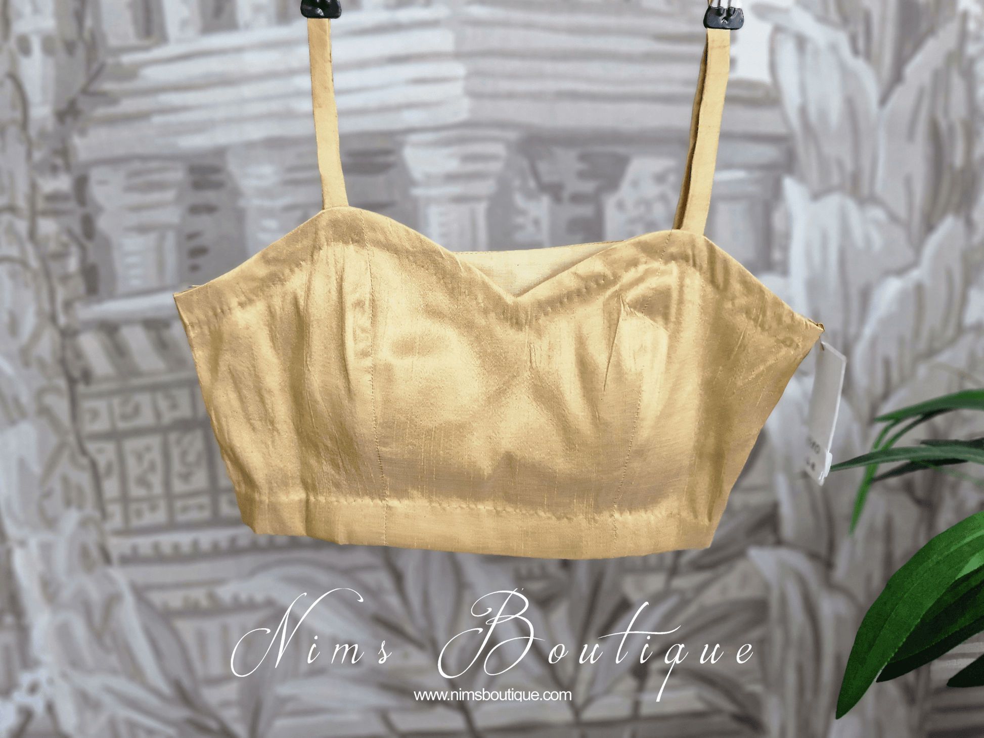 Nims Boutique Gia Gold Strap Blouse sizes 4-12