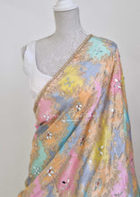 Nims Boutique Sitara Luxury Pastel Multicolour Mirror Dupatta/Chunni 2