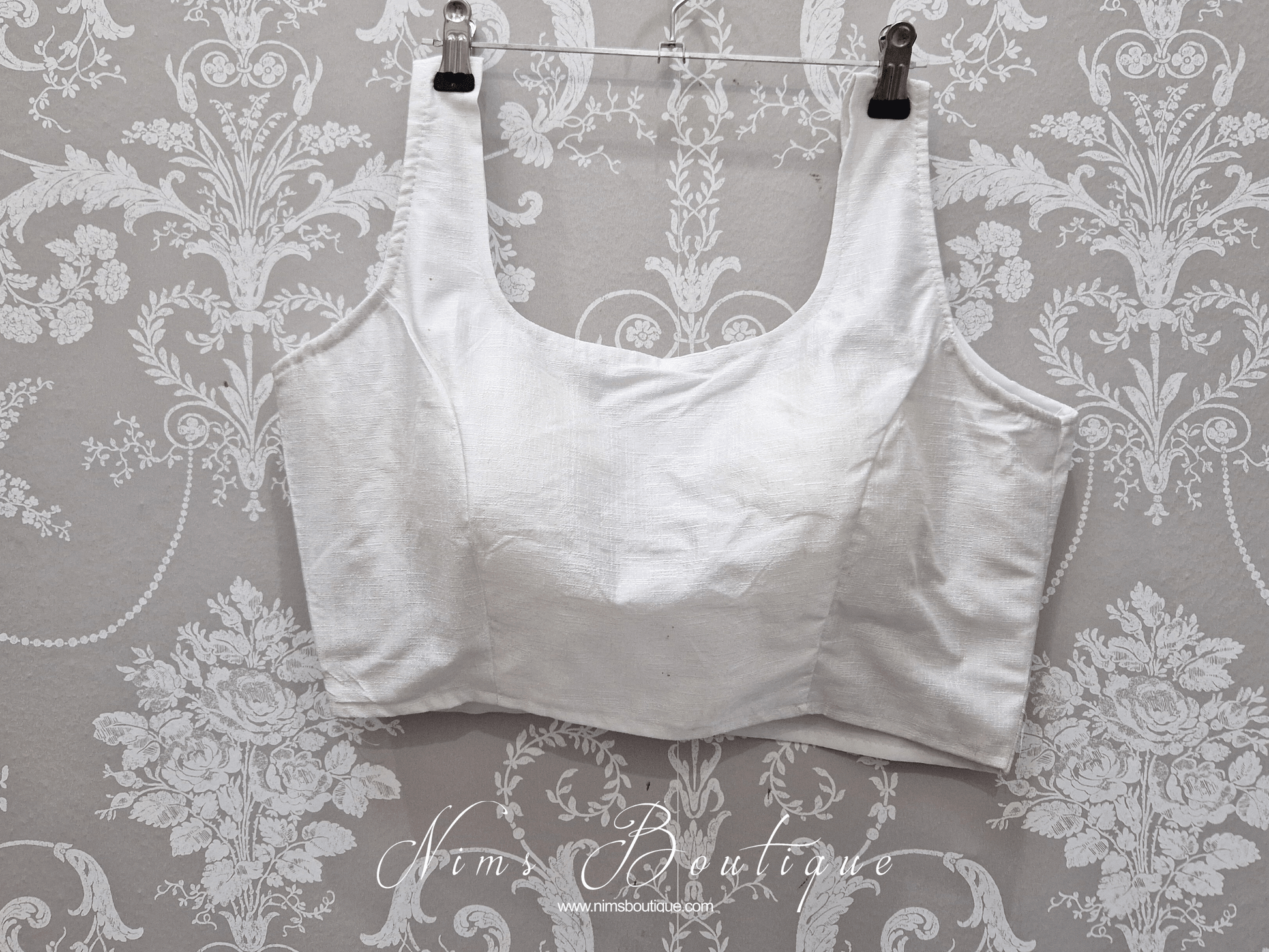 Nims Boutique The NB White Blouse 10-14