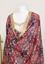 The NB Classic Long Sleeved Ivory Silk & Multicolour Salwar Suit (8-20)