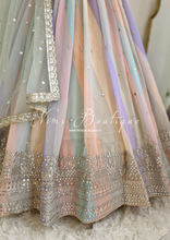 Pastel Stripe Lehnga (sizes 4-16)