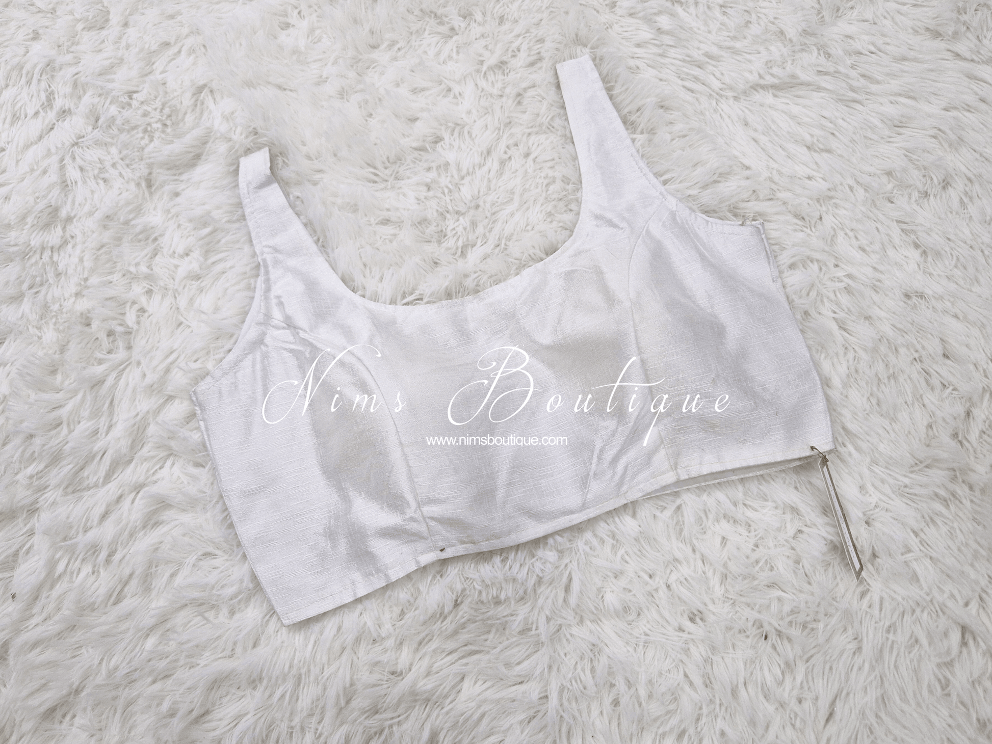 Nims Boutique The NB White Blouse 10-14