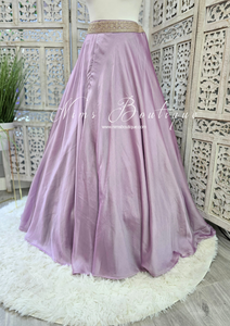 Lilac Brocade Sharara Suit (10-12)