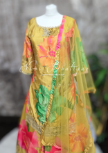 Nims Boutique Bright Floral Sharara Suit Size 12-16