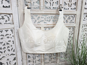 The NB White Silk Blouse (10-12)