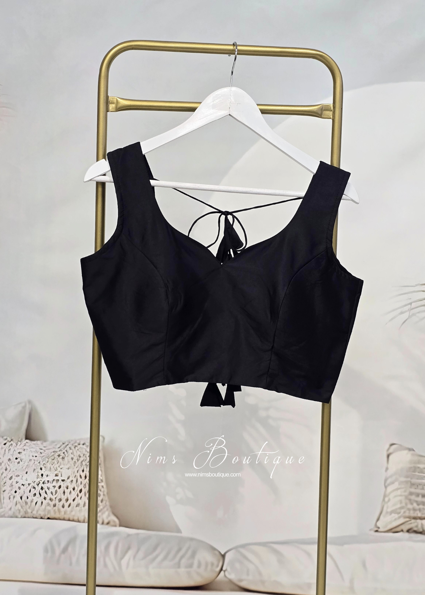 The NB Black Sweetheart Blouse (12-14)