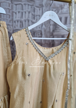 Gold Thread Embroidered Sharara Suit (18-20)