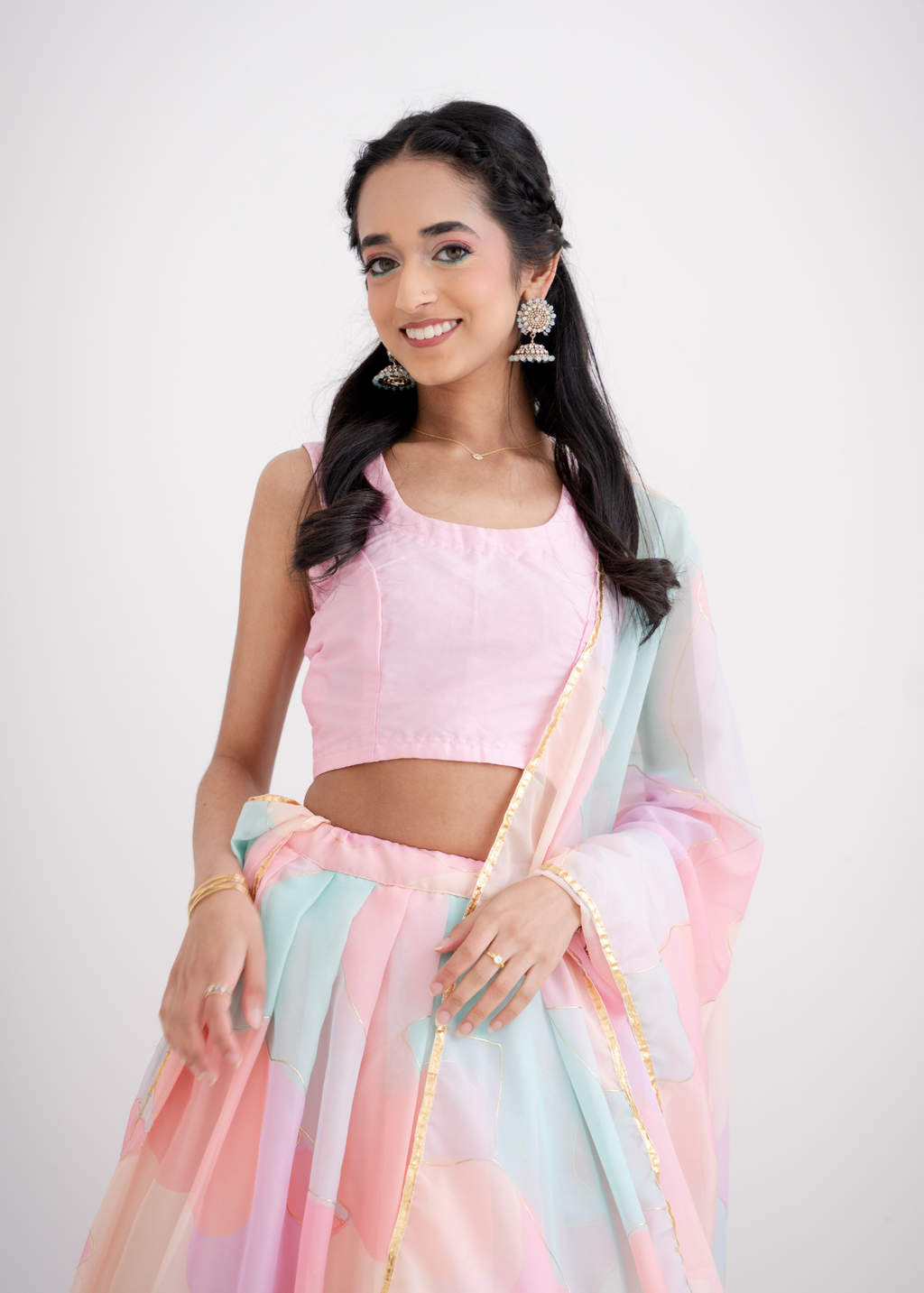 The NB Baby Pink Silk Blouse (petite sizes 4-8)
