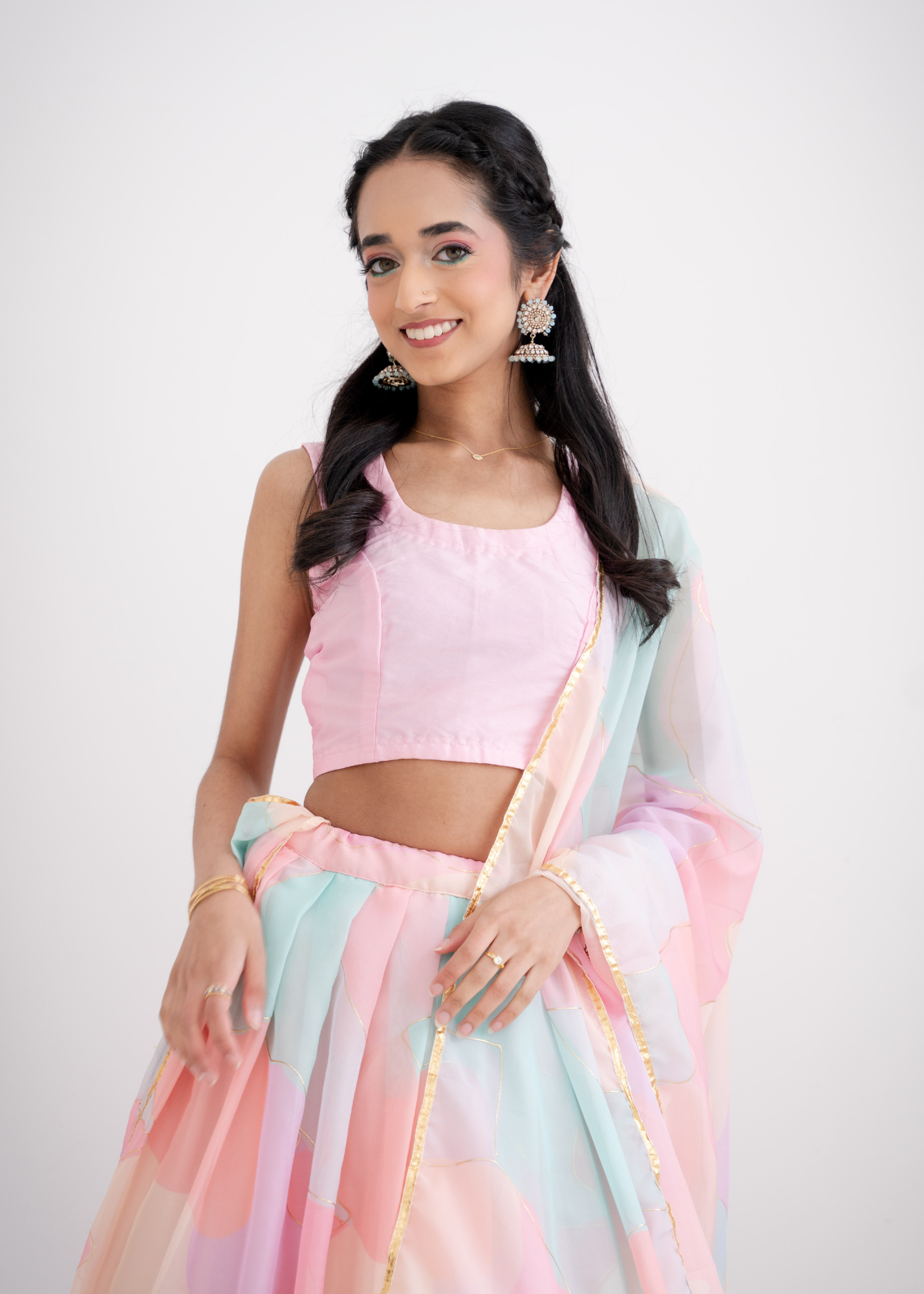 The NB Baby Pink Silk Blouse (petite sizes 4-8)