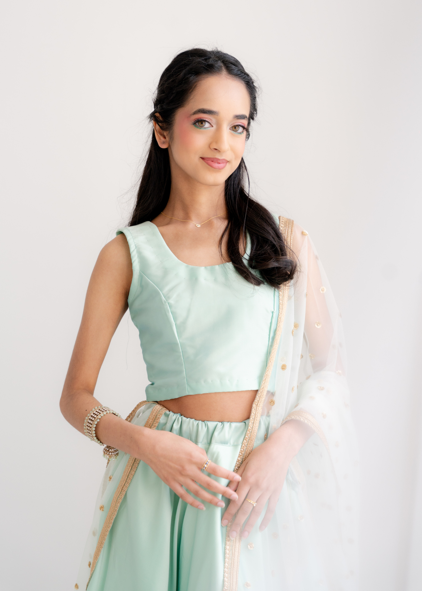 The NB Mint Silk Blouse (petite sizes 4-8)