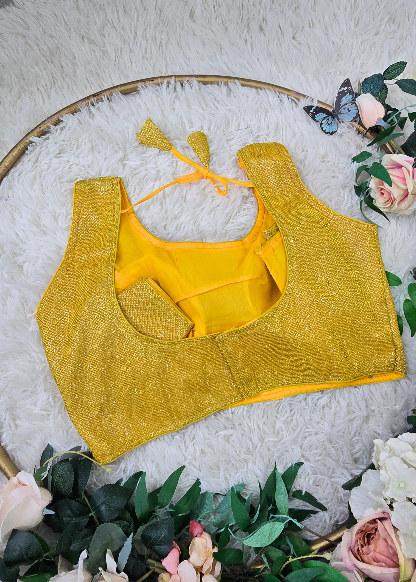 Yellow Shimmer Blouse (16-18)