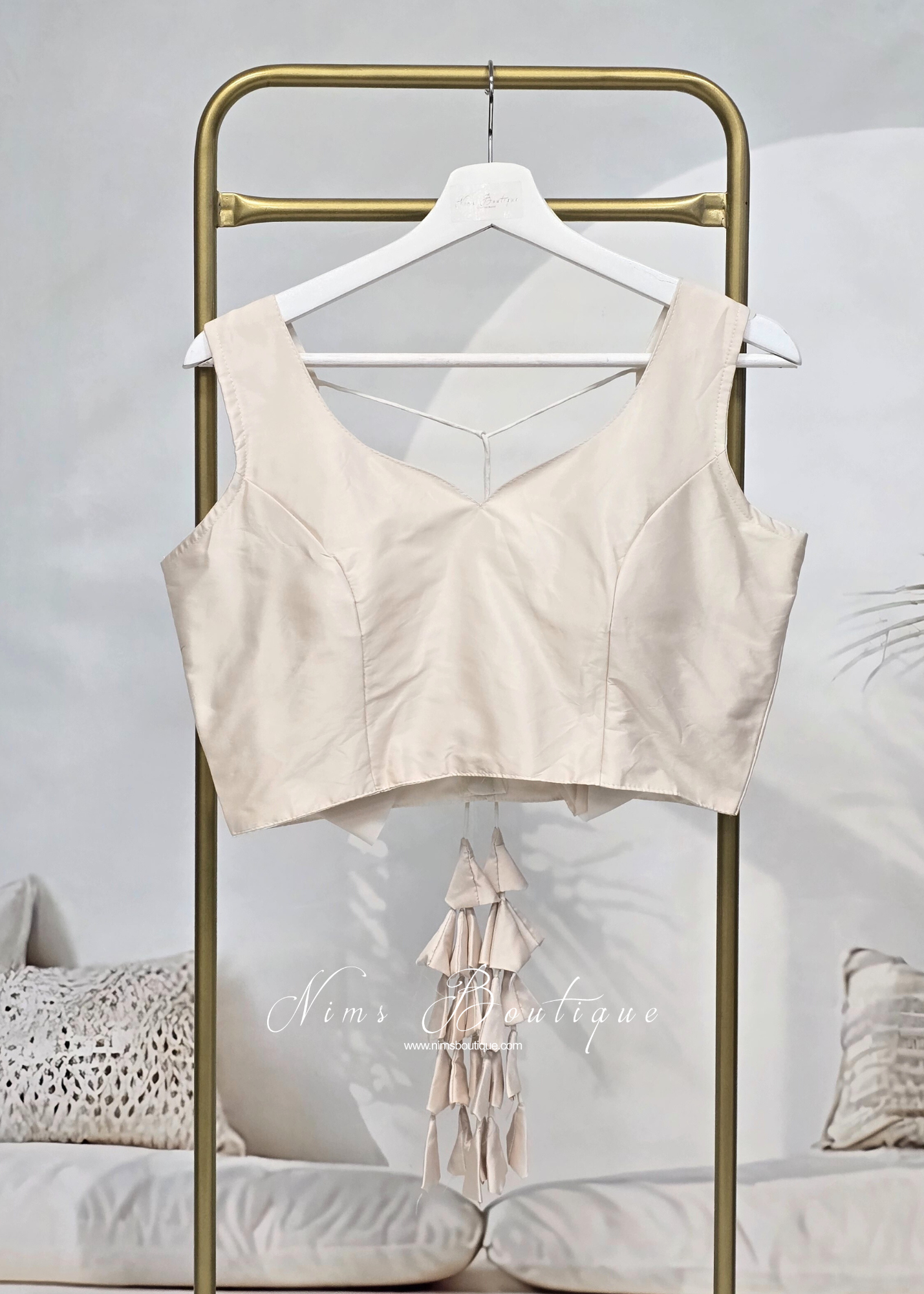The NB Cream Sweetheart Blouse (12-14)